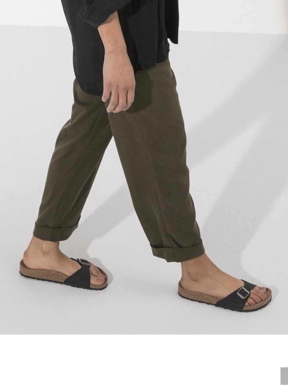 Birkenstock Madrid Black Birko-Flor Sandals